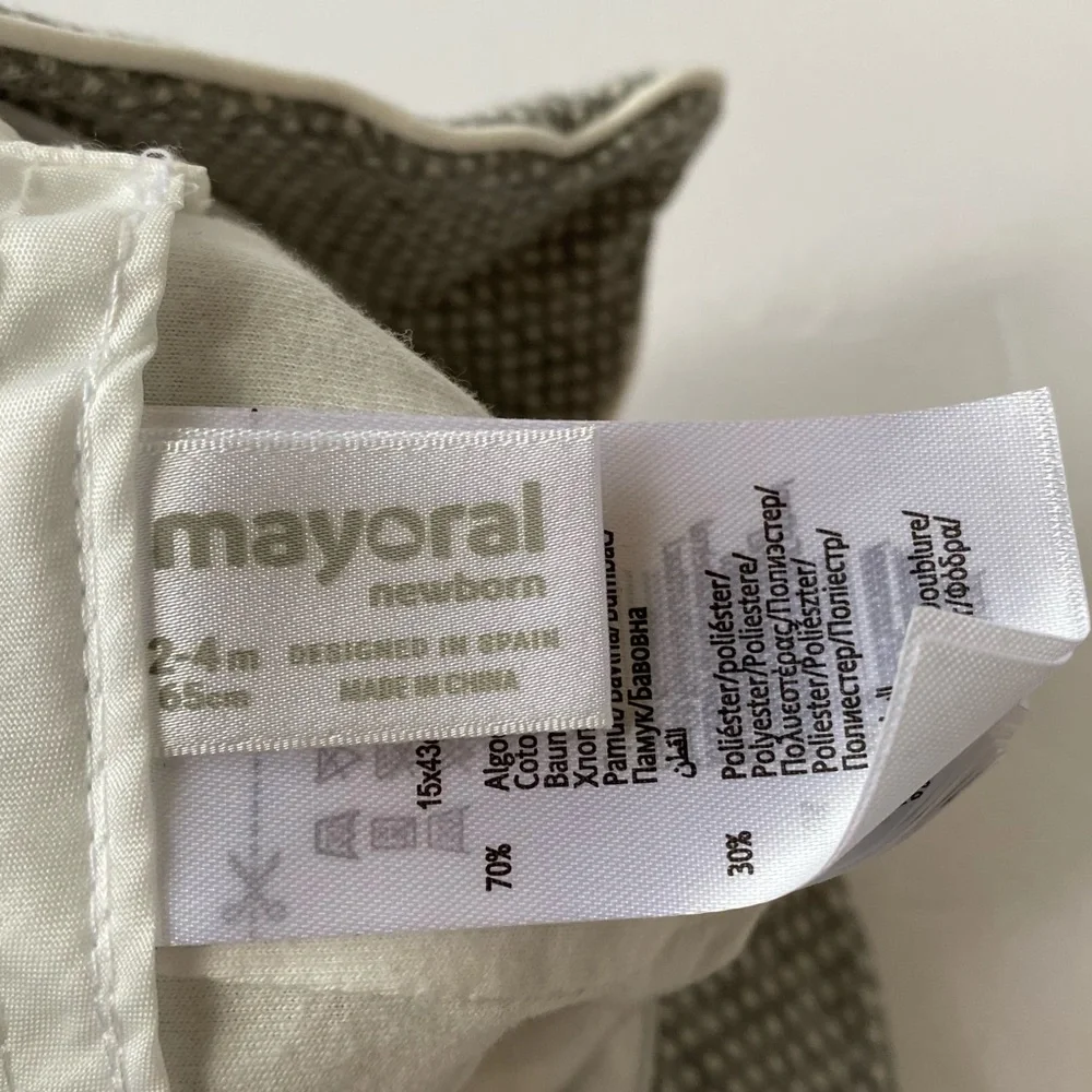 Mayoral Gray Beret Hat 2-4 Months